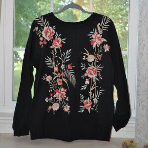 Johnny Was sweatshirt size medium